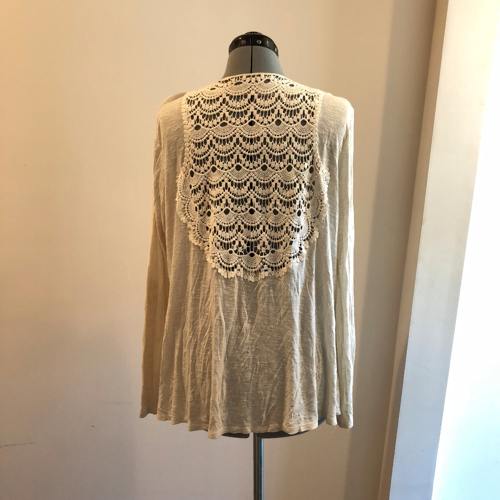 Apt. 9 crochet back cardigan - XL